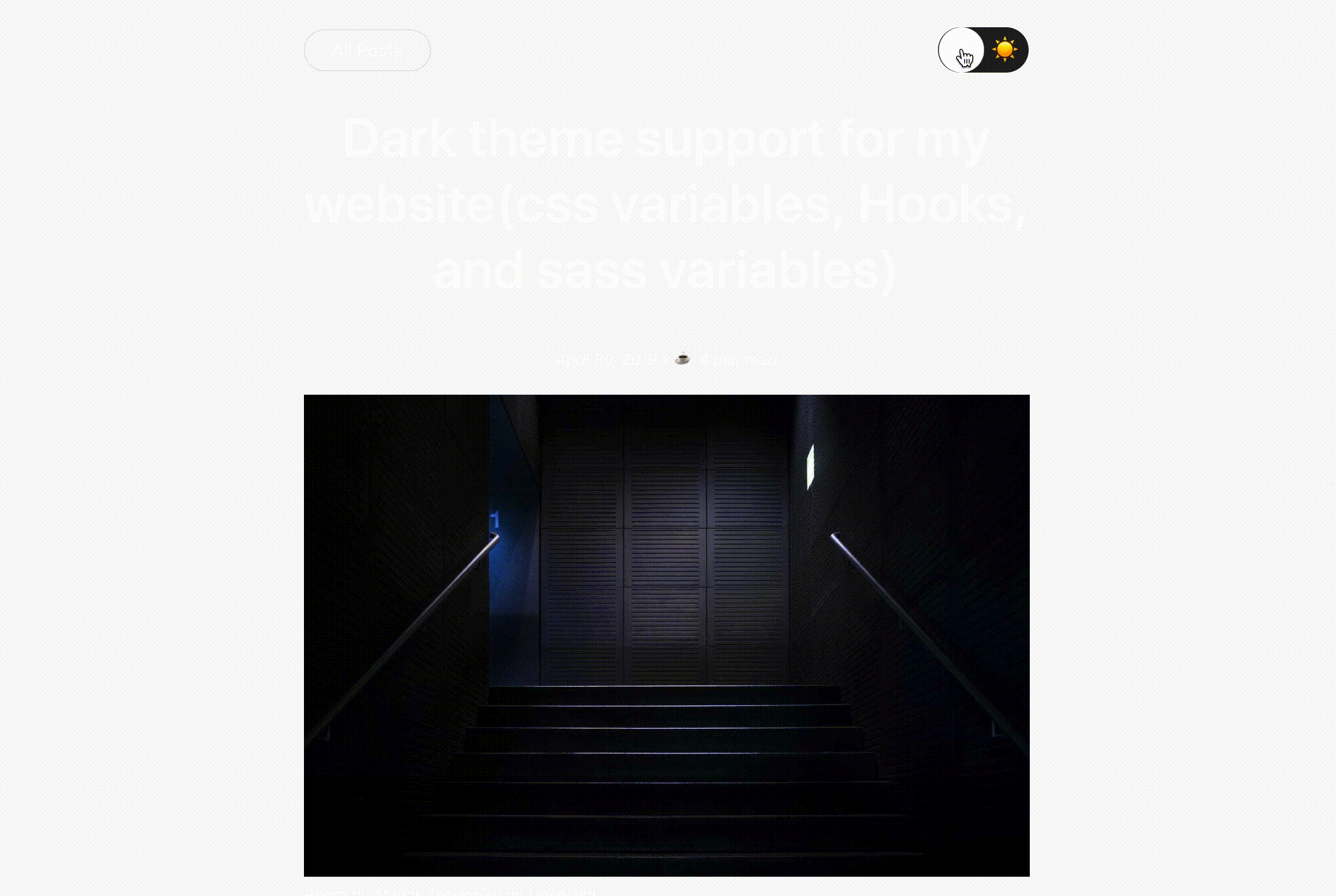 flickering image